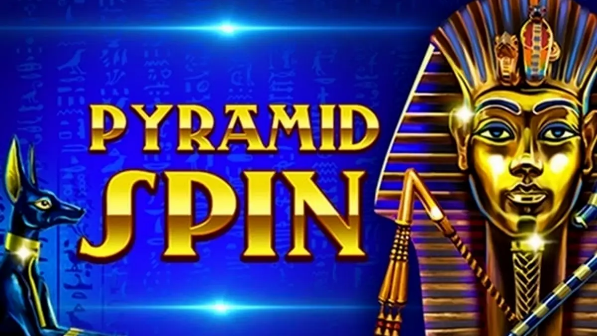 Tampilan visual slot Pyramid Spin dengan latar belakang piramida kuno